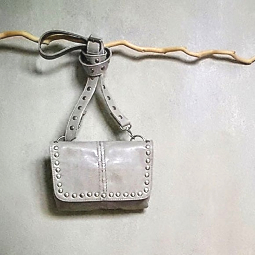 Vegan Sacchetto Crossbody bag Grey by Tokyo Bay NWT!